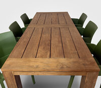 Hartman Evelyn Groen / Bellusco 240 cm &ndash; 7-delige dining tuinset