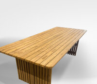 Reteak Jati dining tuintafel &ndash; 240x100cm