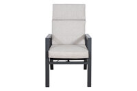 SenS-Line Milano verstelbare tuinstoel - Verstelbare tuinstoel -Aluminium-lightgrey 