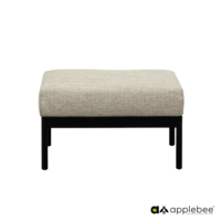 Apple Bee Condor ottoman - Black - (incl. Bee Wett cushion Natural Oak)