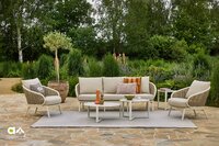 Apple Bee Pine Key lounge tafels (set van 2)  - Oyster - HPMS stone Cream