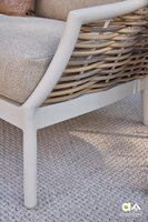 Apple Bee buitenkleed cross 300x200 cm - Oyster