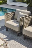 Apple Bee buitenkleed cross 300x200 cm - Grey