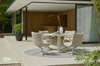 Apple Bee buitenkleed swirl &Oslash;300 cm - Dark grey