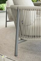 Apple Bee buitenkleed swirl &Oslash;300 cm - Taupe