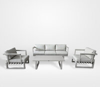 Hartman Viva 4-delige loungeset - sand