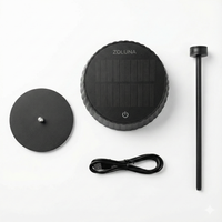 Zoluna Solar Table Light JYP Black