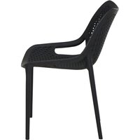 Siena Garden District dining tuinstoel - antraciet