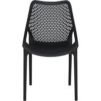 Siena Garden District dining tuinstoel - antraciet