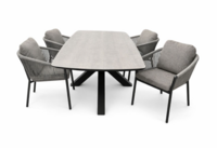 Siena Garden Merano/Donna 5-delige dining tuinset