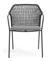 Barths Burano dining tuinstoel - antraciet