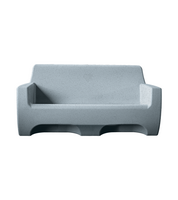 Happy Sofa waterbank 168cm - lichtgrijs graniet