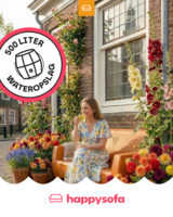 Happy Sofa waterbank 168cm - lichtgrijs graniet