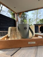 Tuinzitters Anna dienblad 40x40cm - Teak