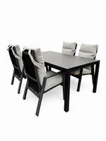 Sens-Line Luccio/Matteo 180/250cm 5-delige dining tuinset