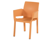 Hartman Evelyn Stapelbare Tuinstoel Indian Orange
