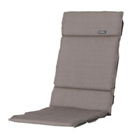 Madison tuinkussen hoge rug Fiber 125x50 cm - Taupe
