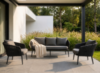 Barths Torino loungeset 3-delig - Antraciet