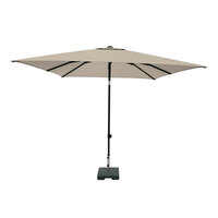 Madison Corsica Push-up stokparasol 200x250 cm &ndash; Ecru (excl. voet)