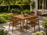 Reteak Solo dining tuintafel 100x100x76 cm