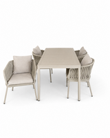 Hartman Belmonde/Espen 160cm 5-delige diningset