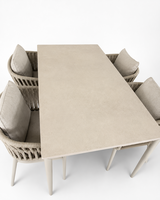 Hartman Belmonde/Espen 160cm 5-delige diningset