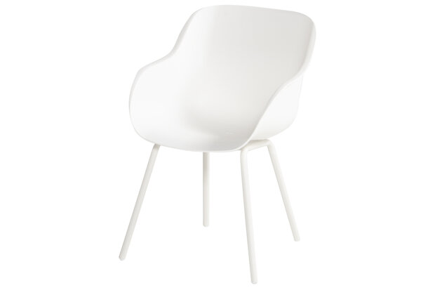 Hartman Sophie Rondo Elegance Diningstoel - Kunststof - Royal white