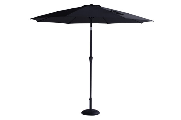 Hartman Jill parasol rond 270cm - Zwart