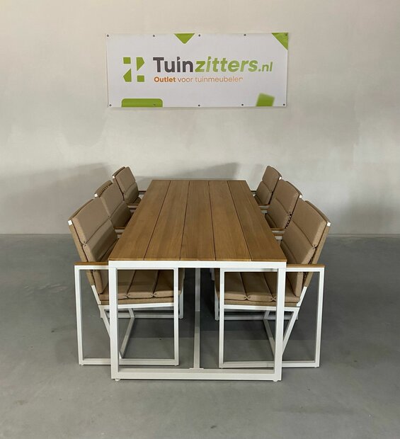 Hartman Lovina 7-delige diningset Wit