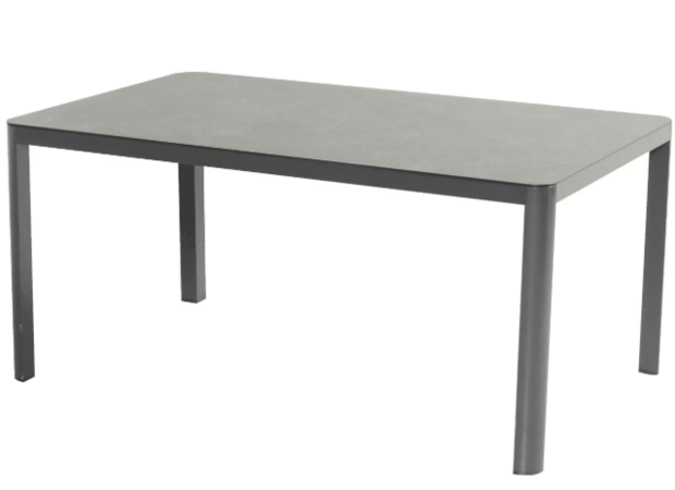 Hartman Jill Rondo Tuintafel - Aluminium - Grijs - 160x90x74cm