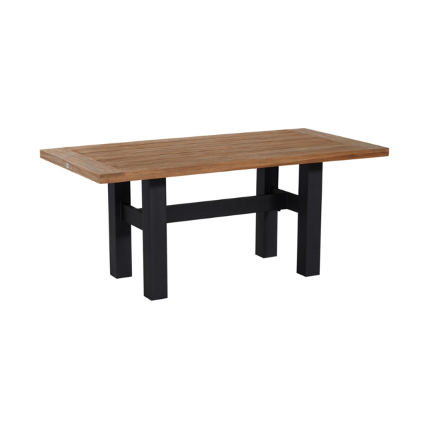 Hartman Sophie Yasmani Diningtafel - Hout - Zwart  - 180x95x76cm