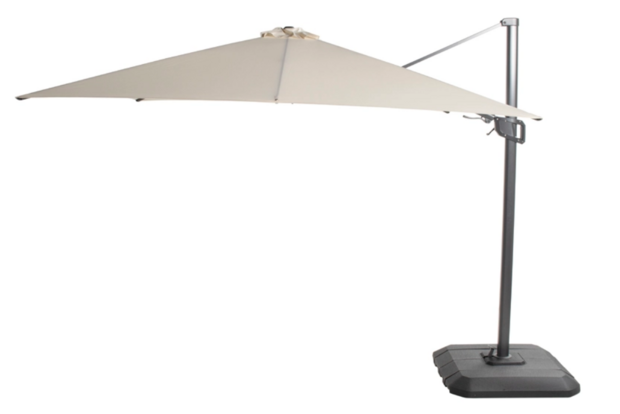 Hartman Shadowflex Zweef Parasol 300x300cm Natural incl kruisvoet excl. vulvoet