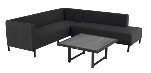 Loungeset Hartman Dion Corner Sofa Set Black