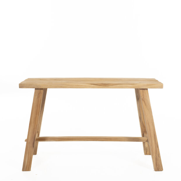 Teak Houten Bank Louise - 80x35x50 cm