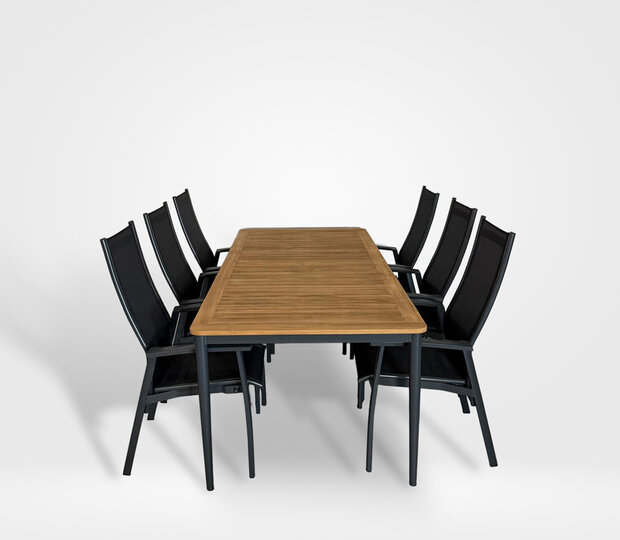 Hartman Airpump / Silencio 7-delige diningset 