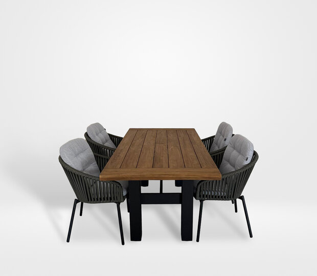 Hartman Arezzo/Yasmani 5-delige dining tuinset 