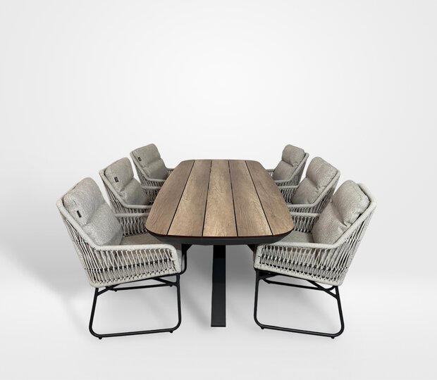 Sens-Line Carlo/Bradford 7-Delige Dining Set