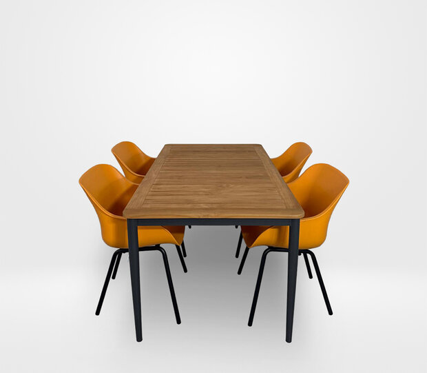 Hartman Sophie rondo Elegance / Silencio 5-delige diningset
