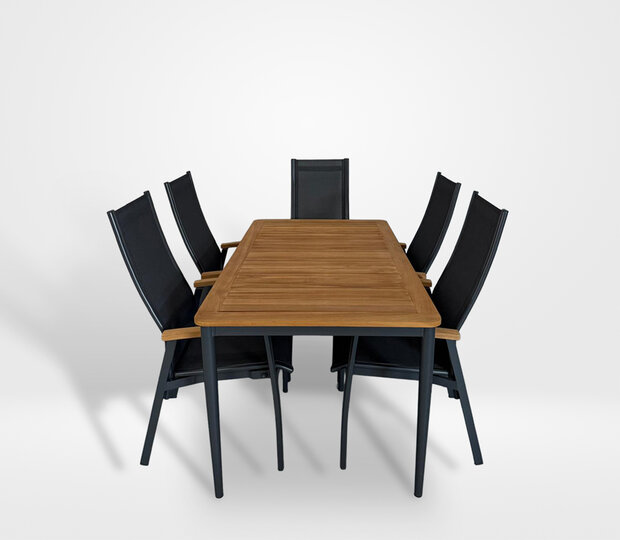 Hartman Airpump/Silencio 6-delige diningset 