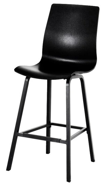 Hartman Sophie Wave Barkruk Zwart - Carbon Black