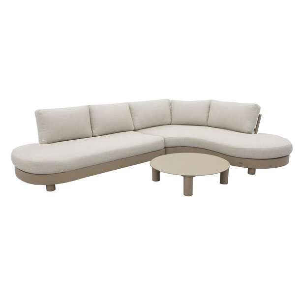 BEST Salerno 3-delige Loungeset - Sand