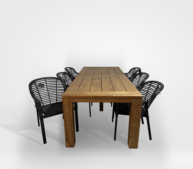 Hartman Patricia/Bellusco 240 cm 7-delige dining tuinset