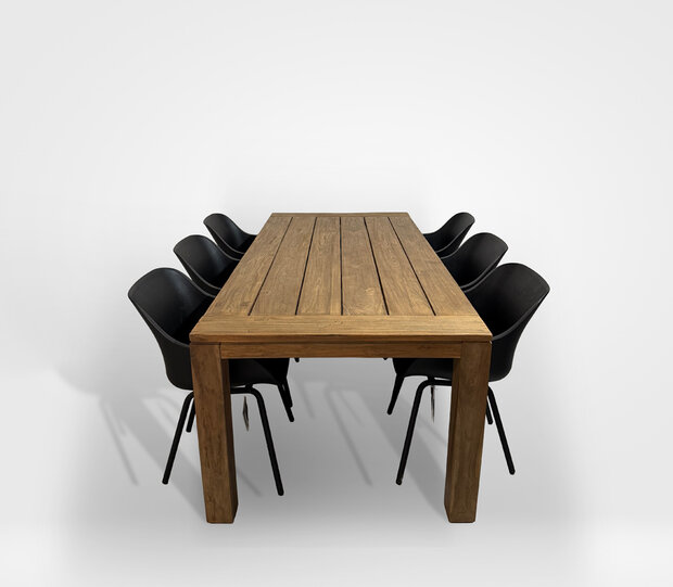 Hartman Sophie Rondo Elegance/Bellusco 220 cm 7-delige dining tuinset