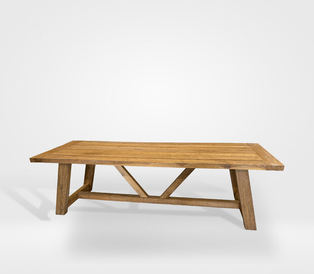 Reteak Teguh dining tuintafel 260x100 cm