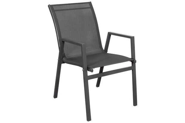 Sens-Line Houston stapelbare tuinstoel - Aluminium 