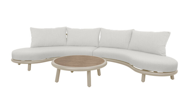 SenS-Line Mylo 3-delige Loungeset - Sand 