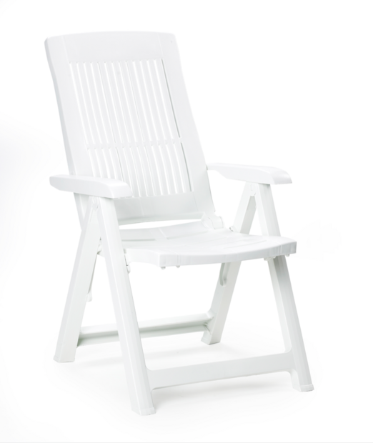 Tuinzitters standenstoel - wit