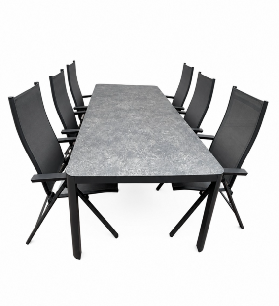 Siena Garden Tauro/Gibraltar 240cm 7-delige dining tuinset 