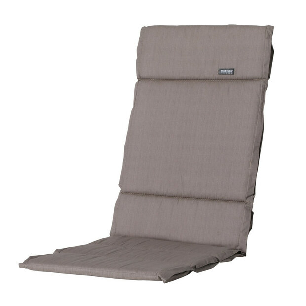 Madison tuinkussen hoge rug Fiber 125x50 cm - Taupe