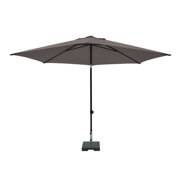 Madison Mykanos push-up parasol &Oslash;250 cm - Taupe (excl. voet)